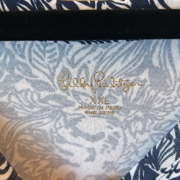 Lilly Pulitzer PRICED AS SET OF THREE Finn Long Sleeve Printed Shirts Size XXL - Picture 7 of 11